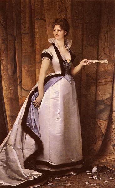 Louis Joseph Anthonissen Portrait of a Woman Sweden oil painting art
